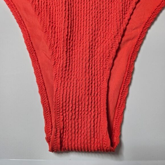 Aerie Red Cheeky Bikini Bottom Small Medium Large - Picture 2 of 6